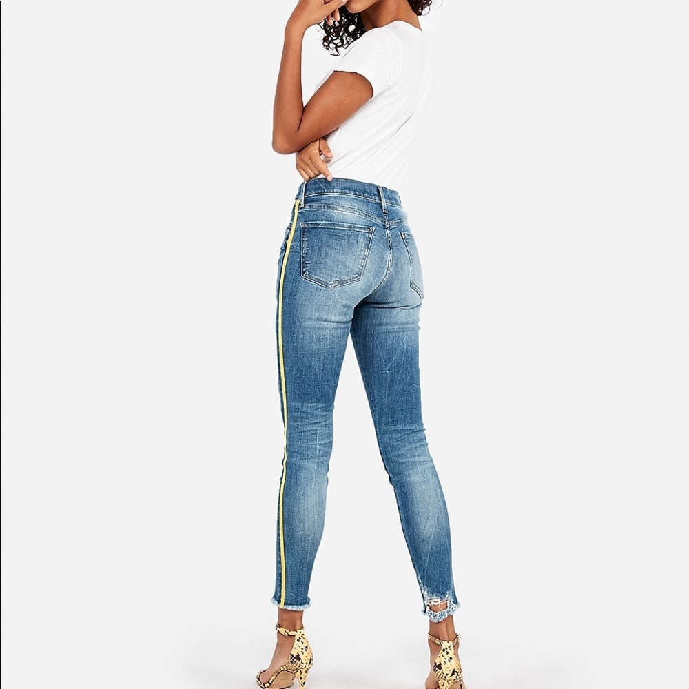 Express mid rise skinny jean